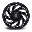 Alloy Wheel 17x9 ET-12 5x114.3/5x127 D753 Reaction Gloss Black Milled Fuel