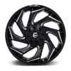   Alloy Wheel 20x9 ET1 5x114.3/5x127 D753 Reaction Gloss Black Milled Fuel