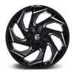 Alloy Wheel 20x9 ET1 6x135/6x139,7 D753 Reaction Gloss Black Milled Fuel