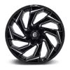   Alloy Wheel 22x10 ET-18 6x135/6x139,7 D753 Reaction Gloss Black Milled Fuel