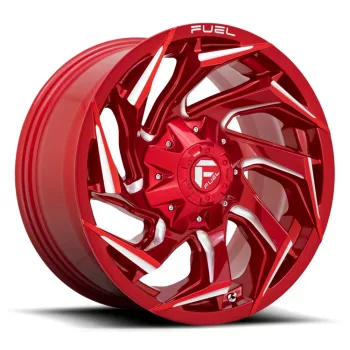   Alloy Wheel 18x9 ET1 8x170 D754 Reaction Candy RED Milled Fuel
