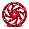   Alloy Wheel 18x9 ET1 8x170 D754 Reaction Candy RED Milled Fuel
