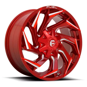   Alloy Wheel 20x10 ET-18 5x114.3/5x127 D754 Reaction Candy RED Milled Fuel