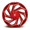   Alloy Wheel 20x10 ET-18 5x114.3/5x127 D754 Reaction Candy RED Milled Fuel