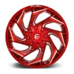 Alloy Wheel 20x10 ET-18 5x114.3/5x127 D754 Reaction Candy RED Milled Fuel