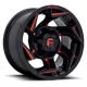 Alloy Wheel 20x9 ET20 5x114.3/5x127 D755 Reaction Gloss Black/Red Tint Fuel