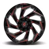   Alloy Wheel 20x9 ET20 5x114.3/5x127 D755 Reaction Gloss Black/Red Tint Fuel