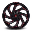 Alloy Wheel 20x9 ET20 6x135/6x139,7 D755 Reaction Gloss Black Milled W/ RED Tint Fuel