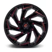 Alloy Wheel 22x10 ET-18 6x135/6x139,7 D755 Reaction Gloss Black Milled W/ RED Tint Fuel