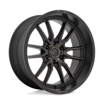   Alloy Wheel 22x10 ET-18 6x139.7 D762 Clash Matte Black Double Dark Tint Fuel