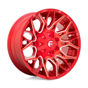   Alloy Wheel 20x9 ET1 6x135/6x139,7 D771 Twitch Candy RED Milled Fuel