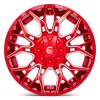   Alloy Wheel 22x10 ET-18 8x165.1 D771 Twitch Candy RED Milled Fuel