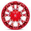 Alloy Wheel 22x10 ET-18 8x165.1 D771 Twitch Candy RED Milled Fuel