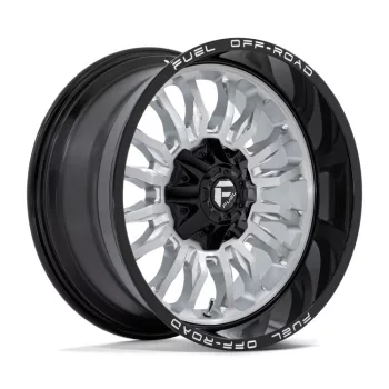   Alloy Wheel 20x10 ET-18 6x135/6x139.7 D798 ARC Silver Brushed Face W/ Milled Black LIP Fuel