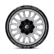 Alloy Wheel 20x10 ET-18 6x135/6x139.7 D798 ARC Silver Brushed Face W/ Milled Black LIP Fuel