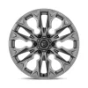 Alloy Wheel 20x9 ET20 6x139,7 D806 Flame Platinum Fuel
