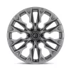 Alloy Wheel 22x10 ET-18 6x139,7 D806 Flame Platinum Fuel