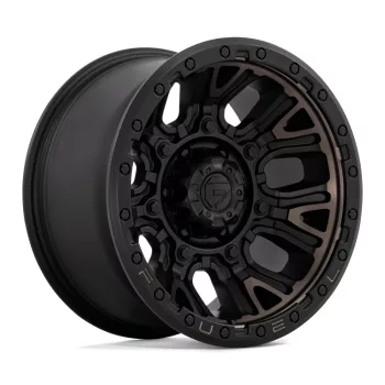   Alloy Wheel 17x9 ET1 5x127 D824 Traction Matte Black W/ Double Dark Tint Fuel