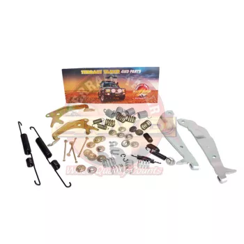   Terrain Tamer Fékfelújító készlet hátsó (Rear Brake Master Spring Kit Includes Springs Levers Etc) Toyota Landcruiser BJ 70 74 75 FJ 45 60 62 70 73 75 80 HJ 47 60 61 62 75 HZJ 70 73 75 76 77 80 PZJ 70 73 1981->