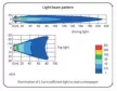 Additional halogen reflector marked E