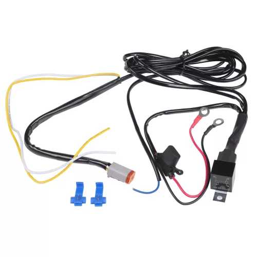 Wiring harness with relay Purelux Pro Series 12V, DT-4