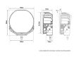 Auxiliary light Lazer Sentinel 7" Elite Parklight - Round / 18 cm / 116W / Ref. 12.5