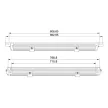 Led bar Purelux Panther S800 - Straight / 78 cm / 324W / Ref. 50