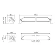 Led bar Lazer Linear 12 Elite - Straight / 38 cm / 84W