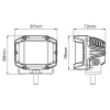 Auxiliary light Strands Side Shooter - Square / 10 cm / 29W