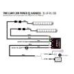Relay cable set 12V Lazer lights, with Position light (Superseal TE connector)