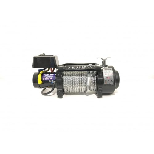 HusarWinch electric winch EN 12000 lbs (5443 kg) with steel cable