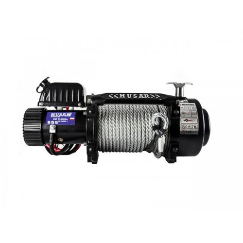 HusarWinch electric winch EN 13500 lbs (6123 kg) with steel cable