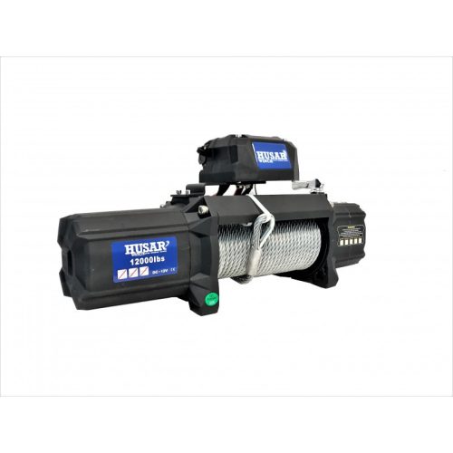HusarWinch electric winch S 12000 lbs (5443 kg) with steel cable lbs (6123 kg) with steel cable