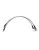 Flexible Teflon-coated steel braided 2-piece brake hose set for chassis and axle for Nissan Patrol Y60 without ABS +10cm