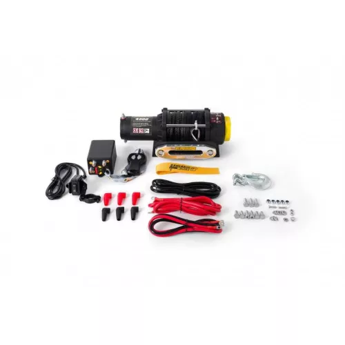 Kangaroowinch electric Winch K4500SR 12V with synthetic rope and remote controller