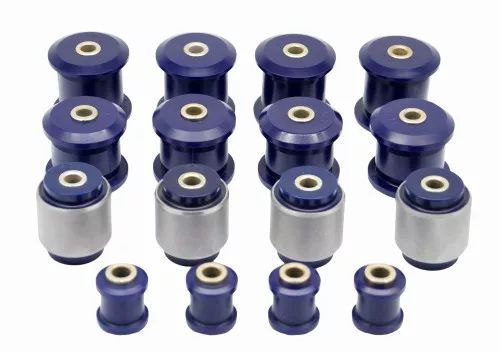 Kalgum polyurethane bushing set with metal casing for the front control arm bushings for Suzuki Jimny Suzuki SJ80 1998 - 2018 (coil-spring Samurai)