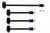Kalgum stabilizer rod set Nissan Patrol Y61 +5cm