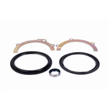   KALGUM Steering Ball Joint Seal with Retaining Plates, Front Axle Shaft Seal for Nissan Patrol Y61 (left side)