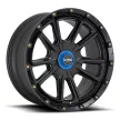 Alloy Wheel 17x9 ET18 5x127/5x139.7 KM100 Sync Satin Black KMC