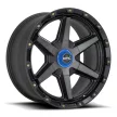 Alloy Wheel 20x9 ET0 6x135/6x139,7 KM101 Tempo Satin Black W/ Gray Tint KMC