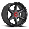   Alloy Wheel 20x9 ET0 6x135/6x139,7 KM101 Tempo Satin Black W/ Gray Tint KMC