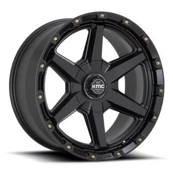   Alloy Wheel 17x9 ET0 5x127/5x139.7 KM101 Tempo Satin Black KMC