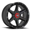   Alloy Wheel 17x9 ET18 5x127/5x139.7 KM101 Tempo Satin Black KMC