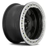   Alloy Wheel 17x9 ET-38 5x127 KM233 Hex Satin Black Beadlock KMC