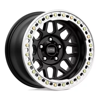   Alloy Wheel 17x8.5 ET0 6x139,7 KM235 Grenade Crawl Beadlock Satin Black KMC
