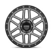 Alloy Wheel 20x9 ET0 6x139.7 KM544 Mesa Satin Black W/ Gray Tint KMC