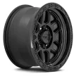Alloy Wheel 17x8.5 ET0 5x127 KM544 Satin Black/Gloss Black Lip KMC