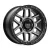 Alloy Wheel 18x9 ET18 6x114.3 KM544 Mesa Satin Black W/ Gray Tint KMC