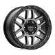 Alloy Wheel 18x9 ET18 6x114.3 KM544 Mesa Satin Black W/ Gray Tint KMC