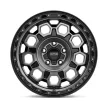 Alloy Wheel 17x9 ET-12 5x127 KM545 Trek Satin Black W/ Gray Tint KMC